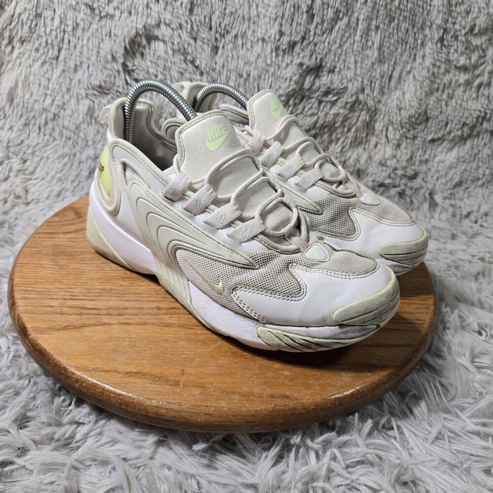 Nike Zoom 2K Sneakers White Barely Volt Sneakers Women's Size 6 Shoes AO0354-104